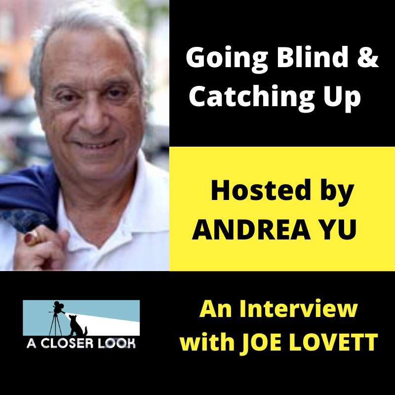 Going Blind & Catching Up with Andrea Yu: Joe Lovett